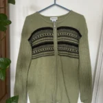 Featured thumbnail for Veste 100% laine vert pomme