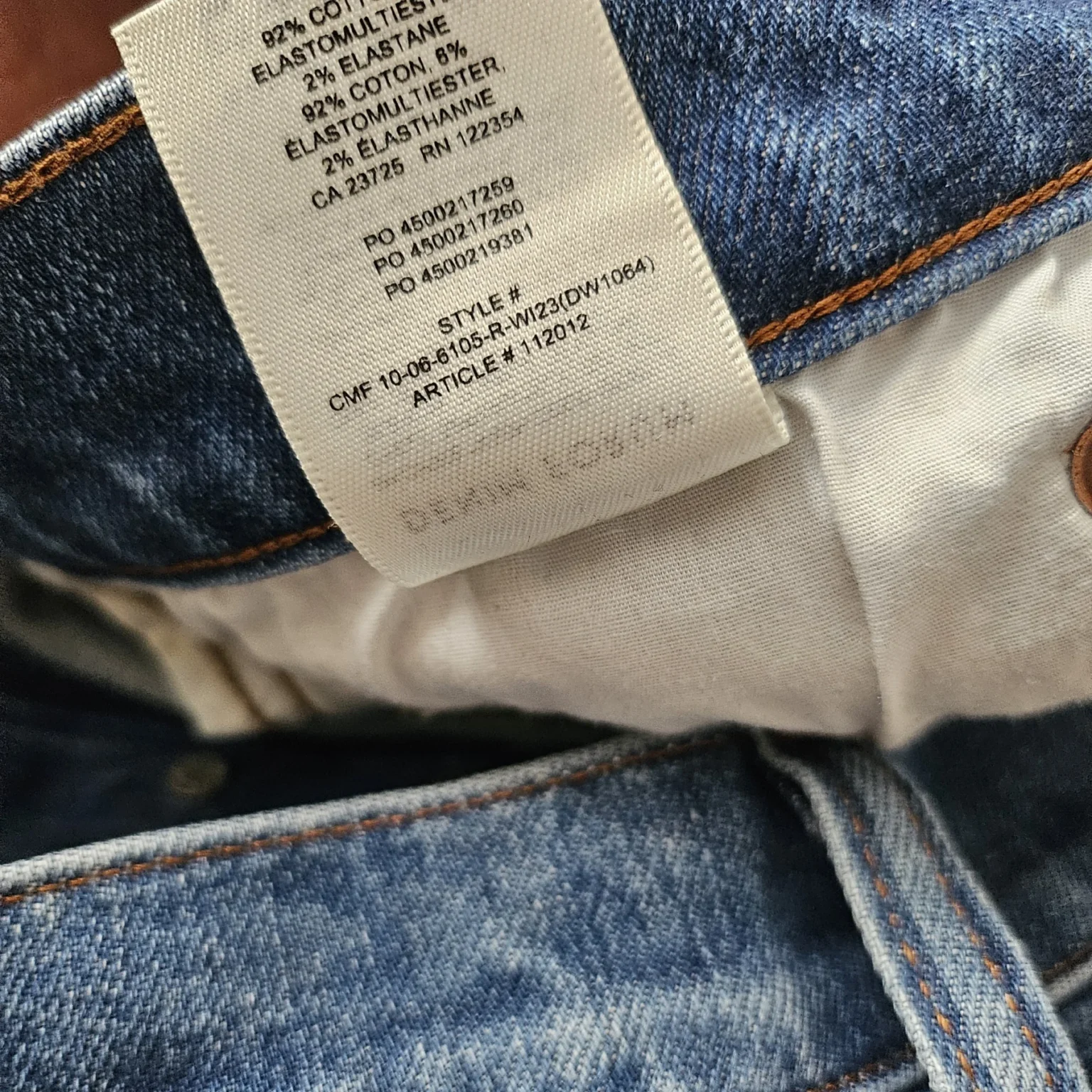 Image for The Arlo High Rise Straight Denim Forim 31/28L