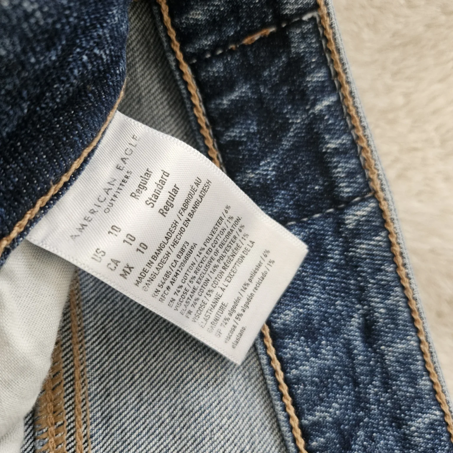 Image for AE mom jeans 10