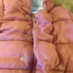 Thumbnail for Manteau d’hiver rose brun pour bébé (12-18 fait très petit)
