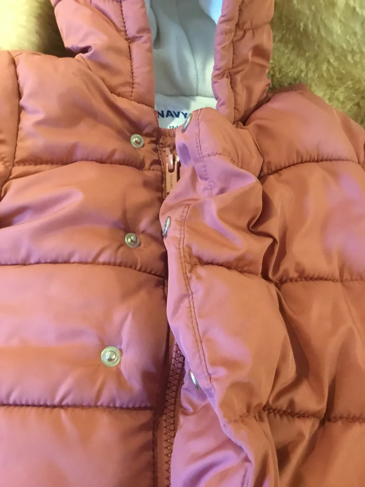 Image for Manteau d’hiver rose brun pour bébé (12-18 fait très petit)
