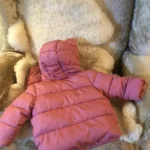 Thumbnail for Manteau d’hiver rose brun pour bébé (12-18 fait très petit)