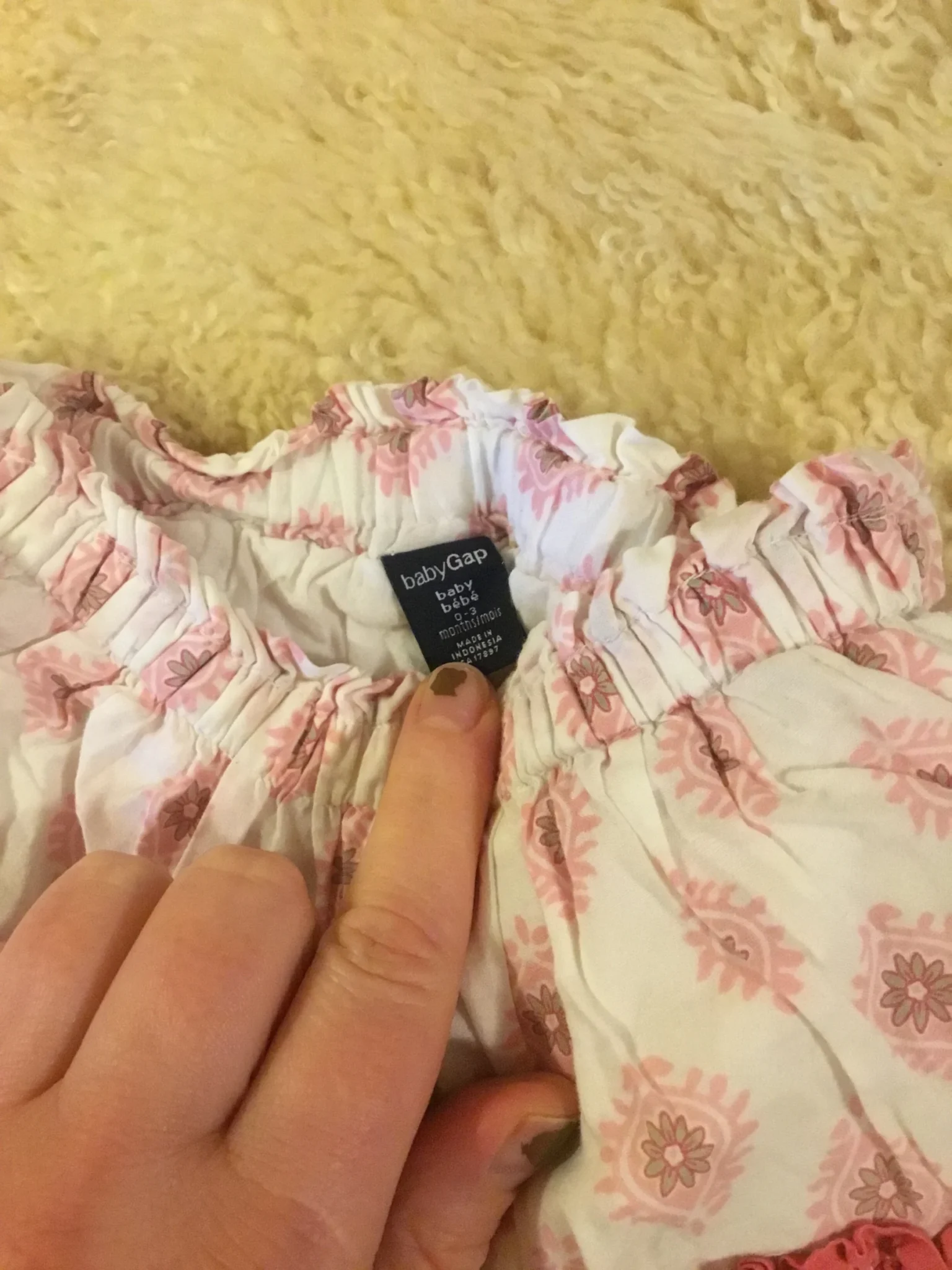 Image for Jupe été coton doublée légère rose bébé fille 0-3