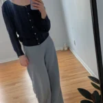 Thumbnail for Navy blue cardigan small