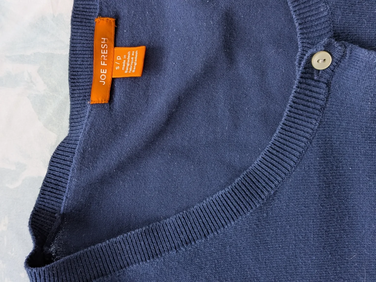 Image for Navy blue cardigan small