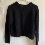 Featured thumbnail for Black knitted jumper