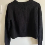 Thumbnail for Black knitted jumper