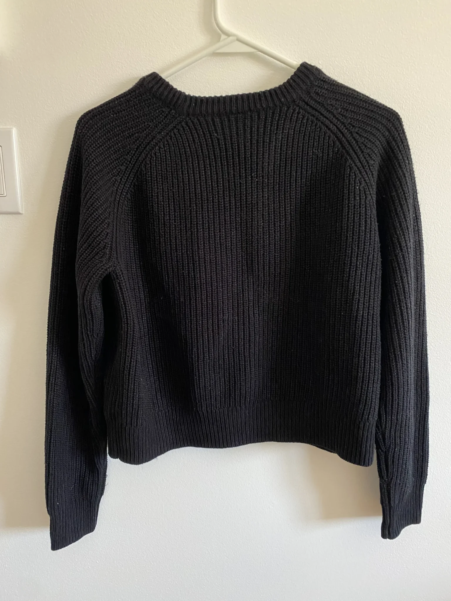 Image for Black knitted jumper