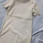 Thumbnail for Zara suede and cream leather dress Small