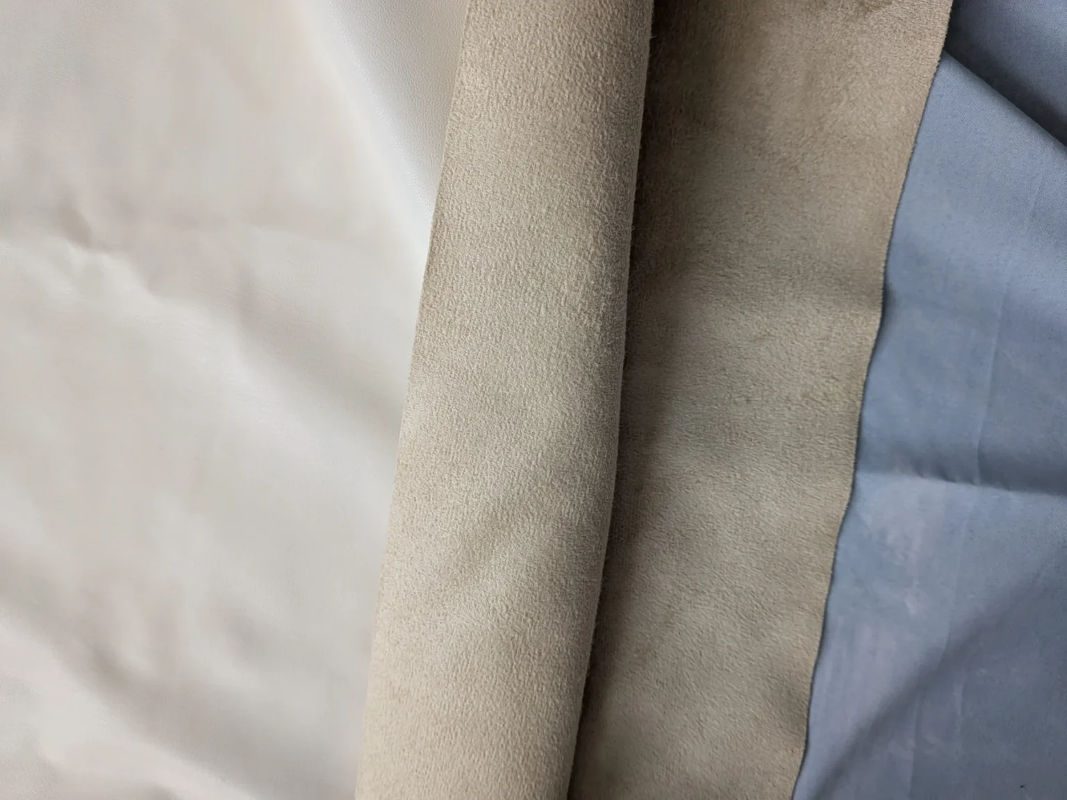 Image for Zara suede and cream leather dress Small