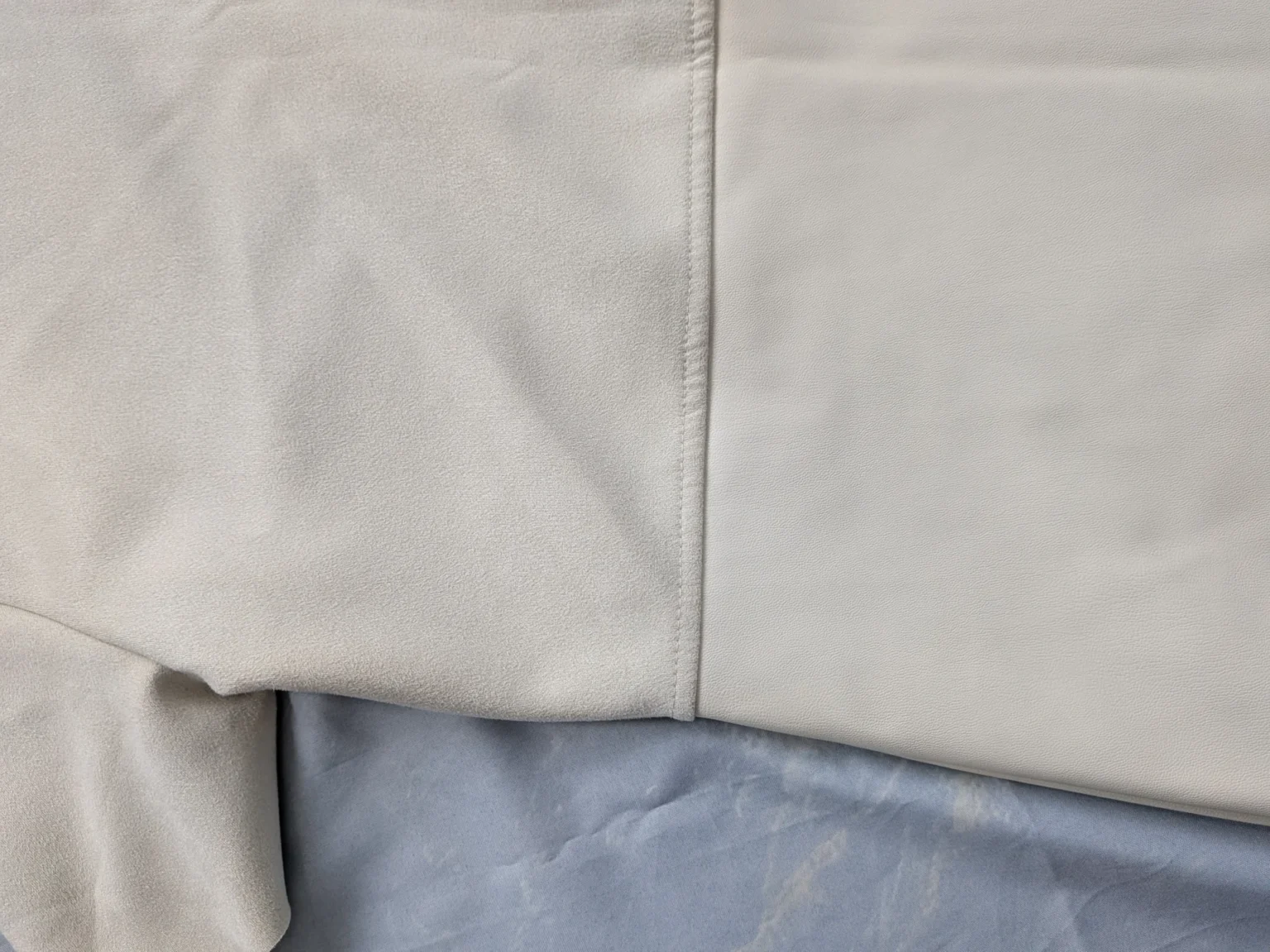 Image for Zara suede and cream leather dress Small