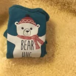 Featured thumbnail for Cache-couche manche longue bleu sarcelle bébé unisexe 3-6