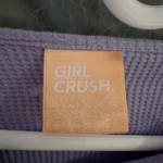 Thumbnail for Girl Crush embossed jumper