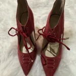 Thumbnail for Beaux souliers rouges suede