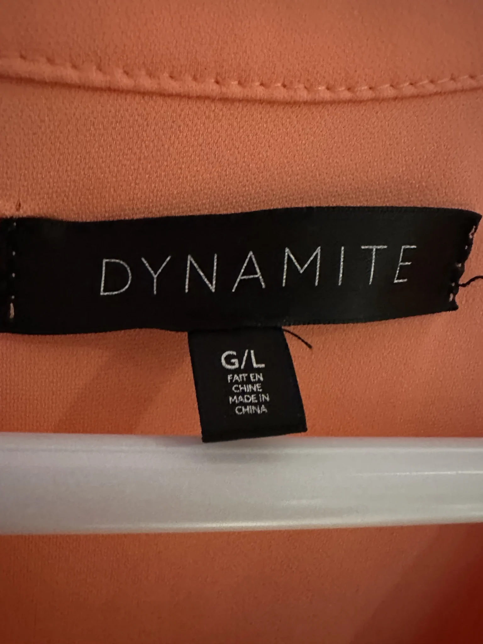 Image for Dynamite peach dress
