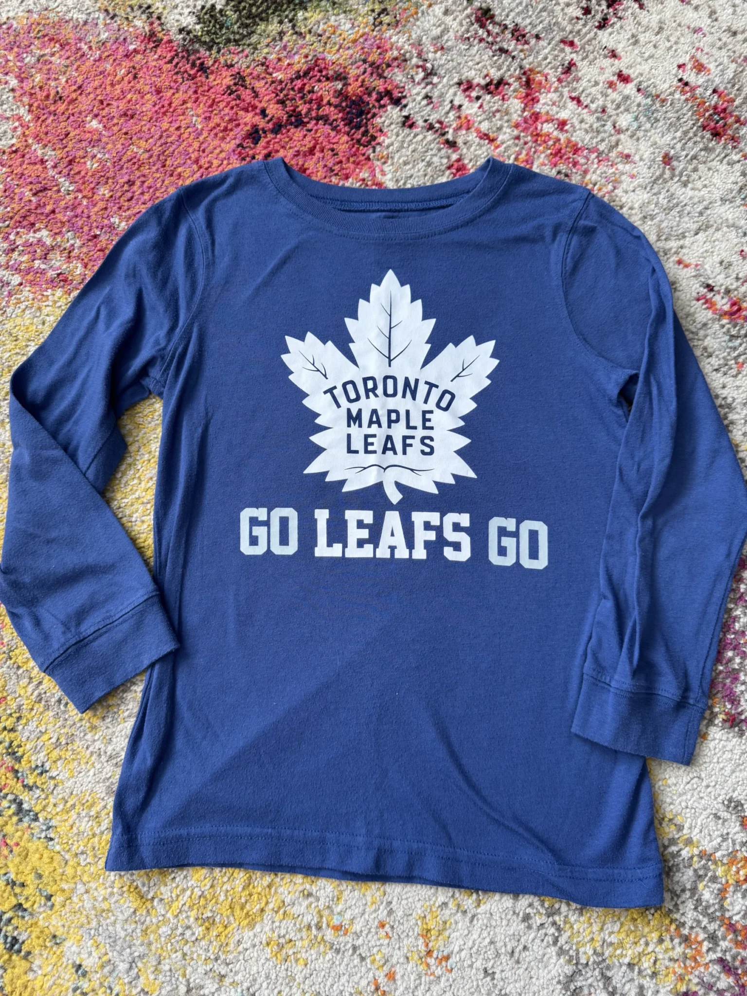 Featured image for T-shirt manches longues 8 ans Maple Leafs