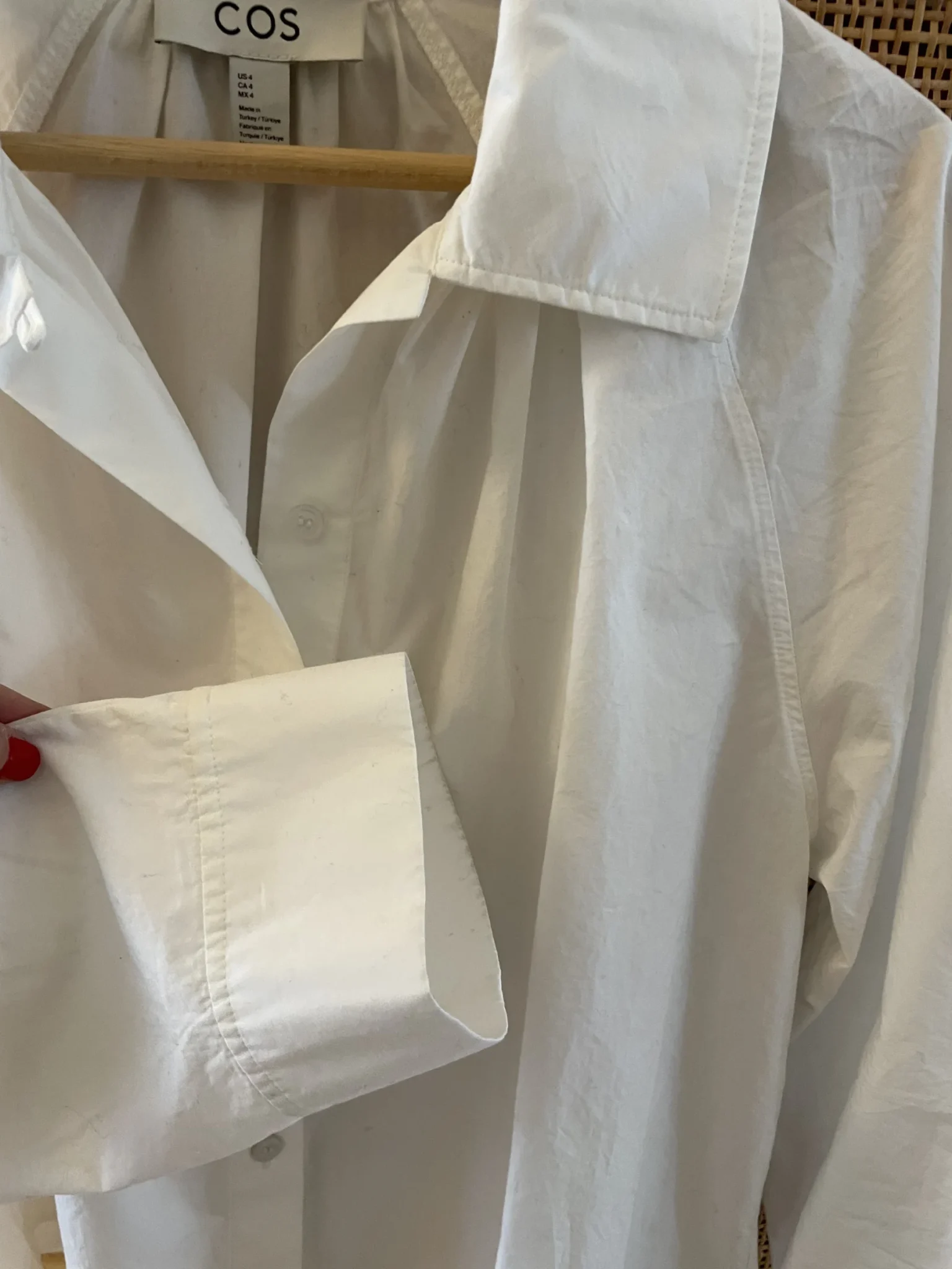 Image for COS | blouse blanche coton