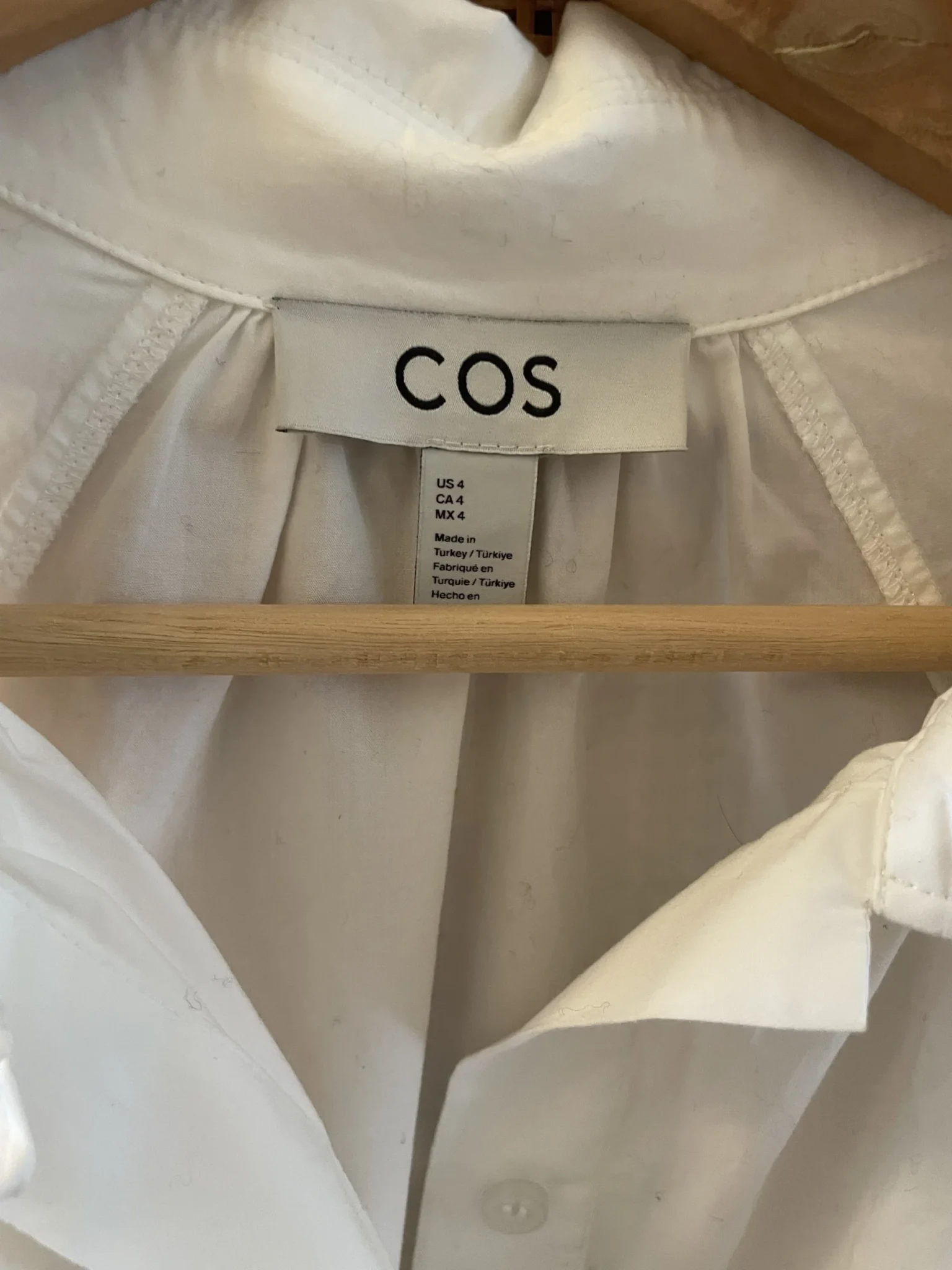 Image for COS | blouse blanche coton