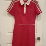 Featured thumbnail for Robe style rétro rose fait en Italie