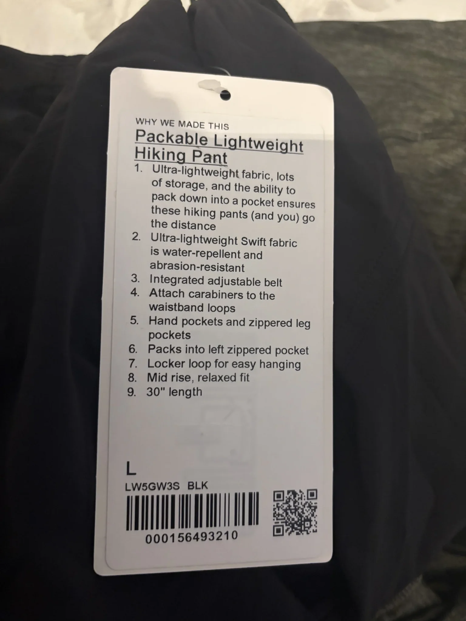 Image for Lululemon hiking trousers