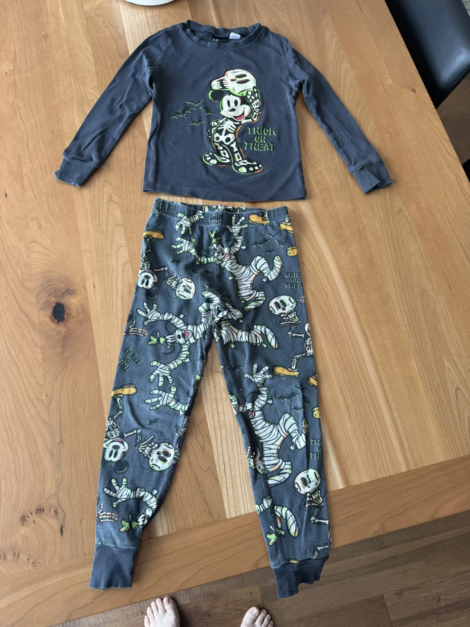 Featured image for Black Mickey Mouse Halloween pyjamas