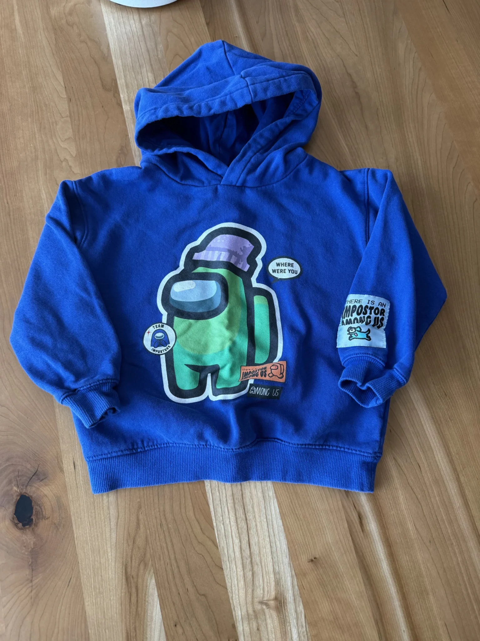 Featured image for Coton ouaté bleu Among Us