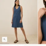 Thumbnail for Robe d'été longue rayée