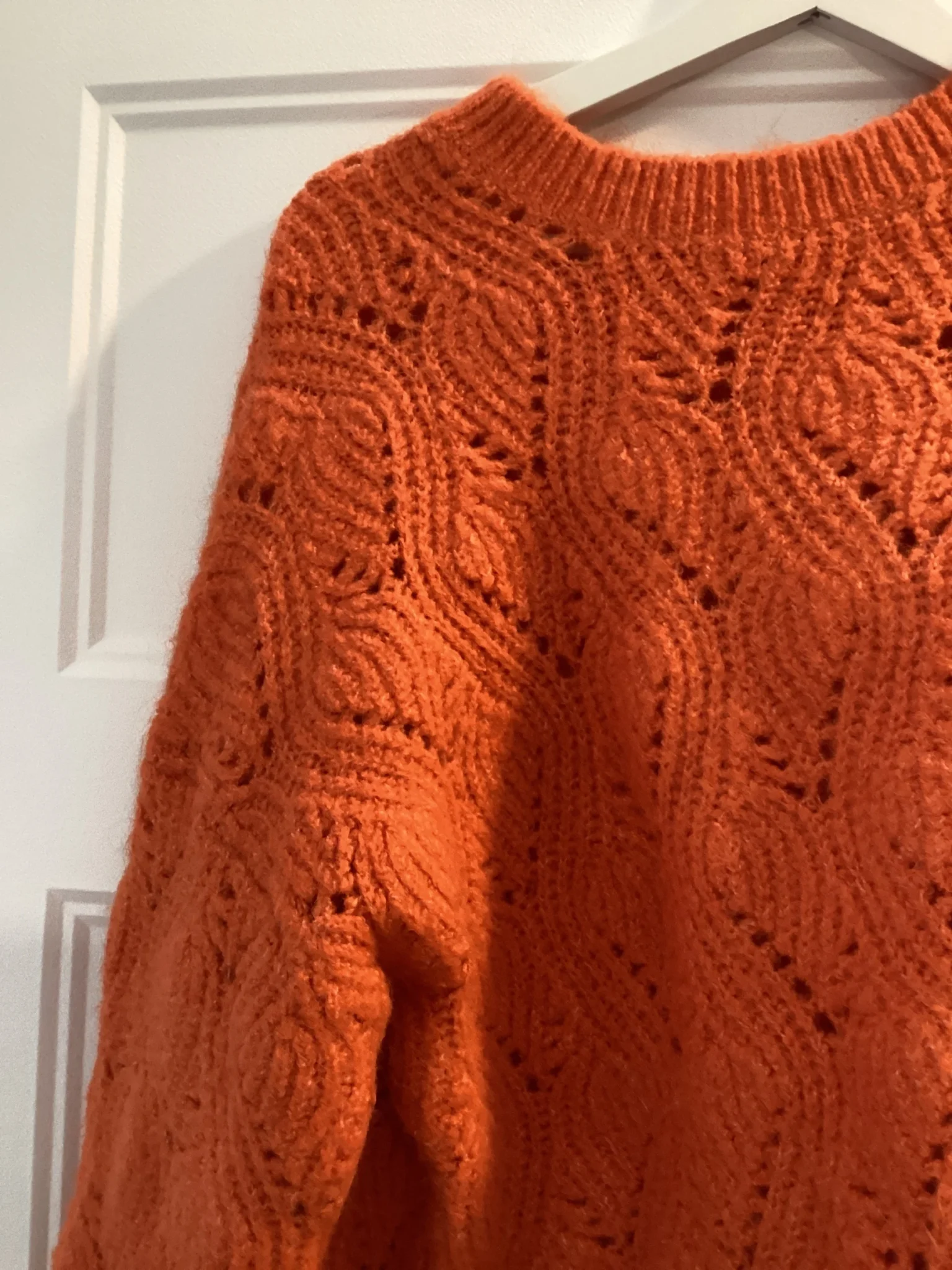 Image for Orange knitted jumper