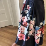 Featured thumbnail for Long floral skirt with crinoline