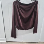 Featured thumbnail for Off soulders satin blouse