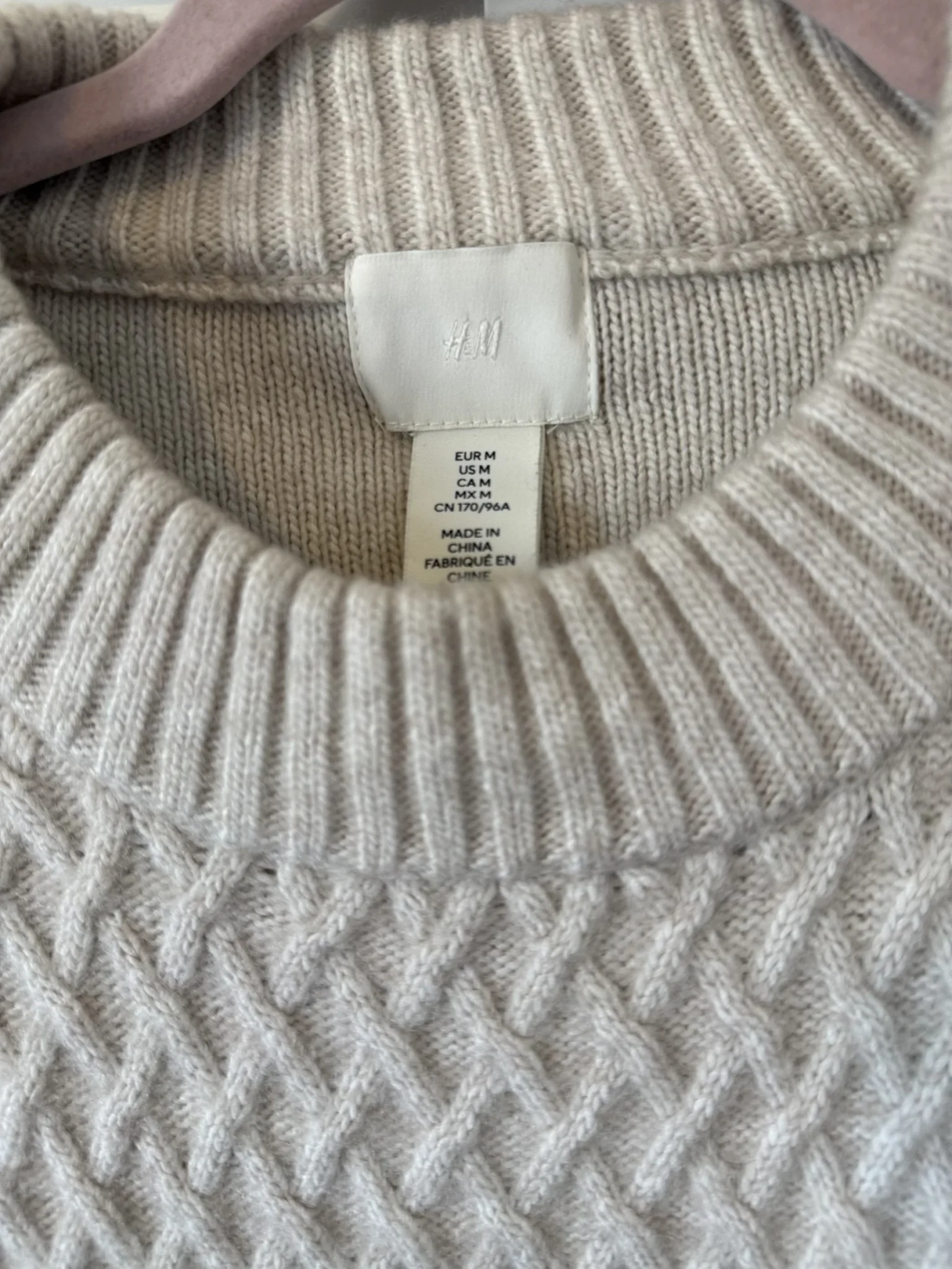Image for Pull crop beige