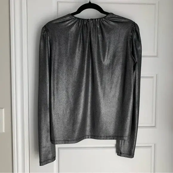 Image for Haut manches longues gris charcoal metallique DEREK LAM