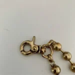 Thumbnail for Collier pendentif plume et perle or court ou long
