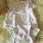 Thumbnail for Cache couche blanc et corail carter flamands roses bébé fille 6
