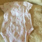 Thumbnail for Cache couche blanc et corail carter flamands roses bébé fille 6