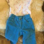 Thumbnail for Cache couche blanc et corail carter flamands roses bébé fille 6