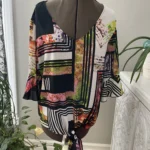 Featured thumbnail for Blouse noué multi colore