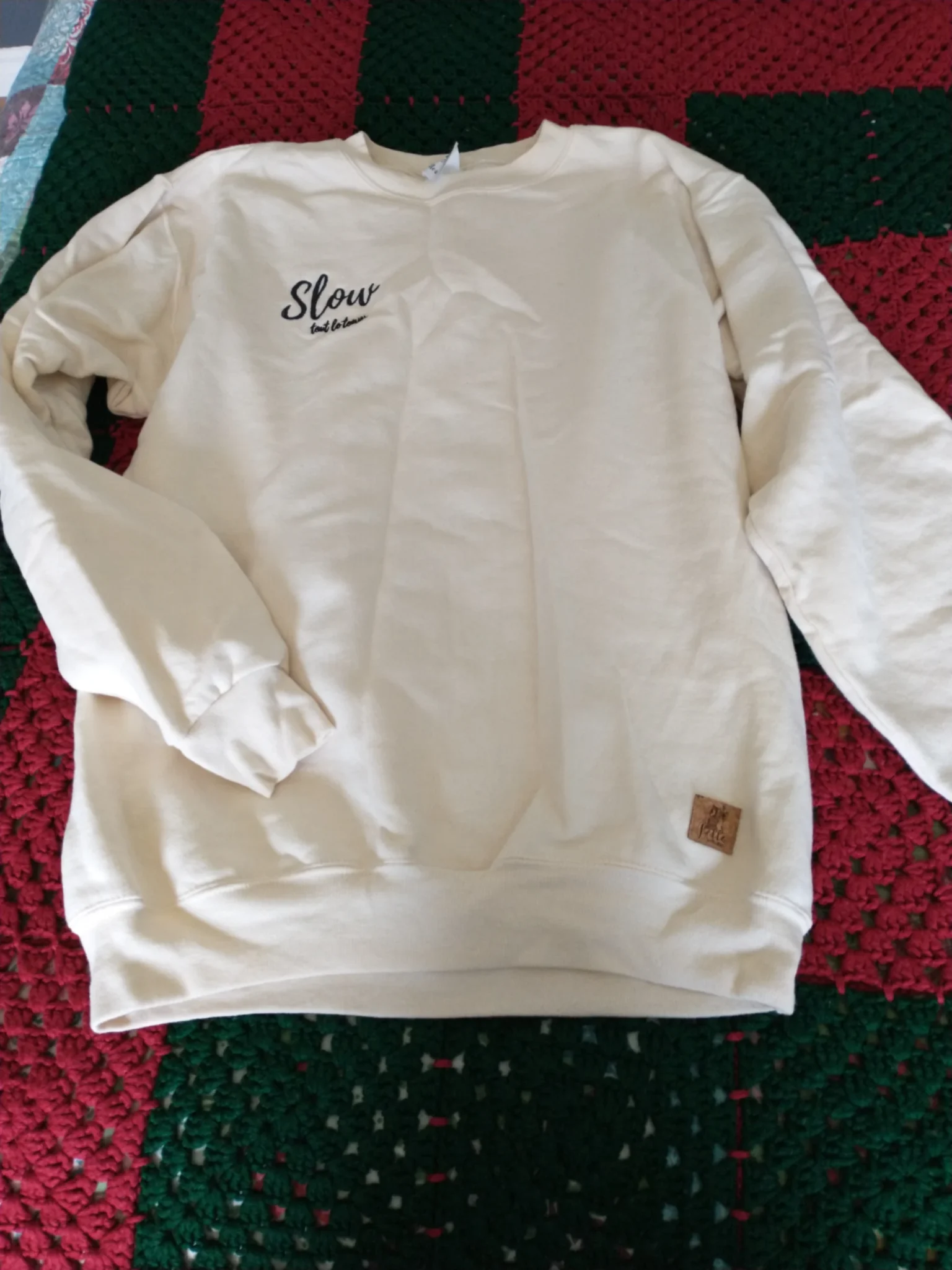Featured image for Crewneck "Slow tout le temps" Belle au Pluriel