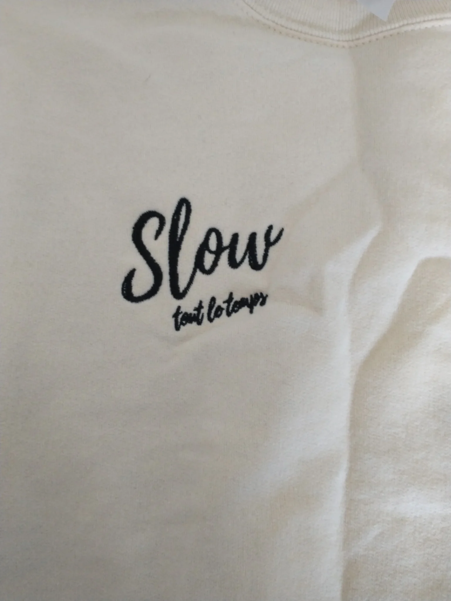 Image for Crewneck "Slow tout le temps" Belle au Pluriel
