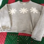 Featured thumbnail for Womance Warm Snowflake Short Sweater