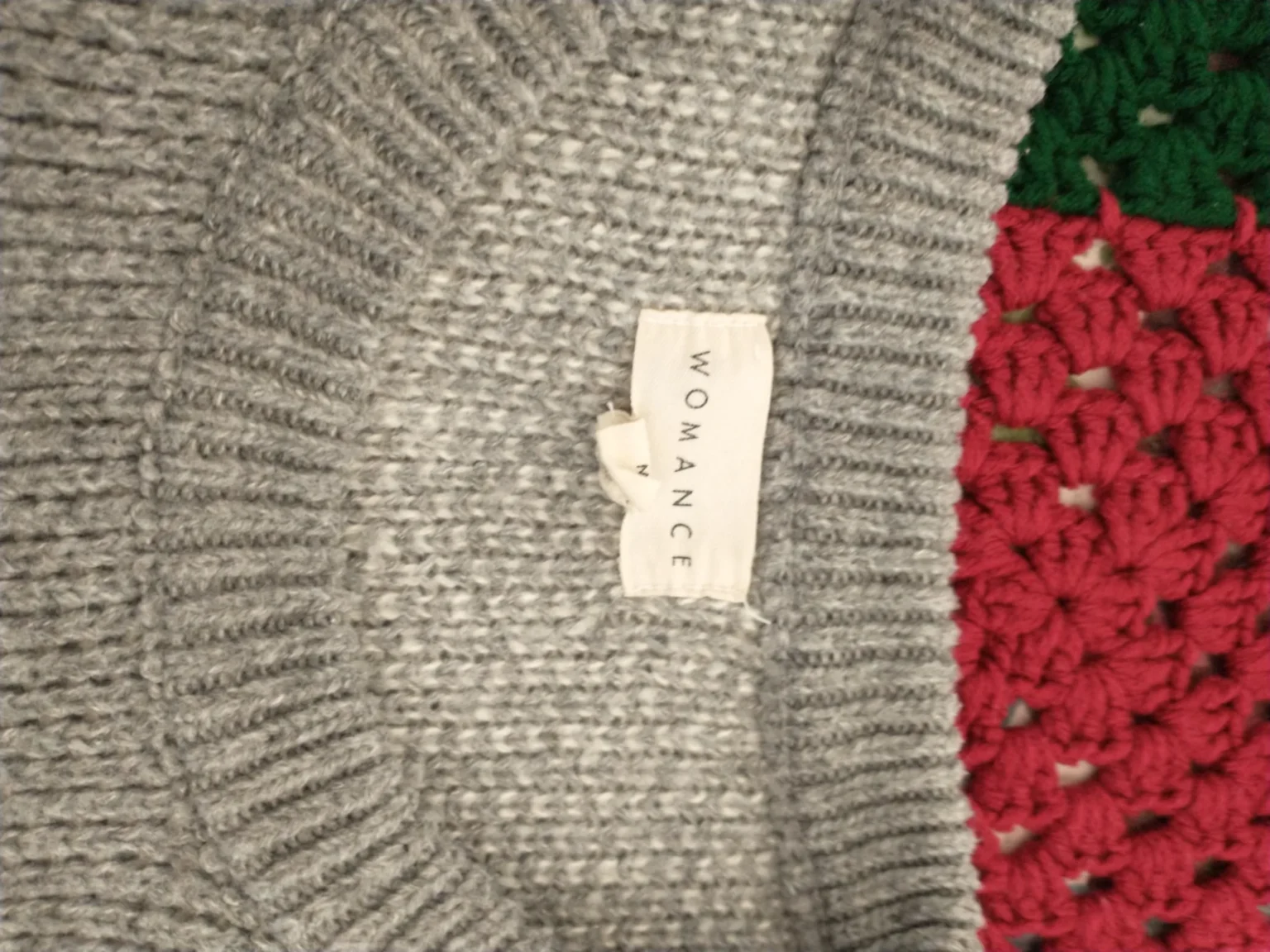Image for Womance Warm Snowflake Short Sweater
