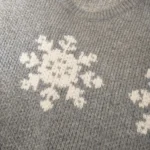 Thumbnail for Womance Warm Snowflake Short Sweater