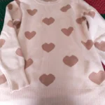Featured thumbnail for Chandail à coeurs Rose Maternité
