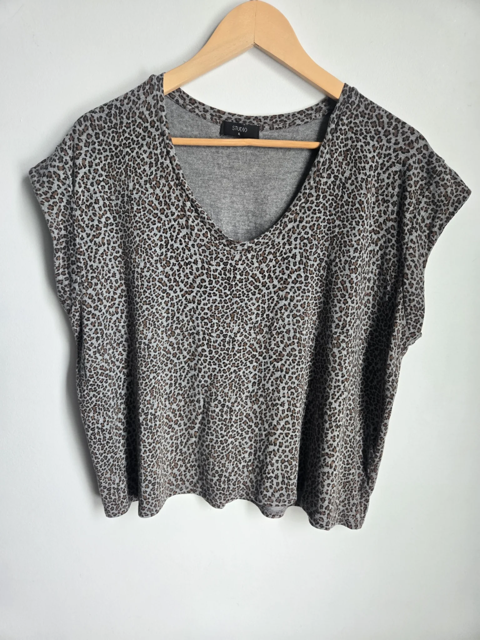 Featured image for Leopard print flowing top