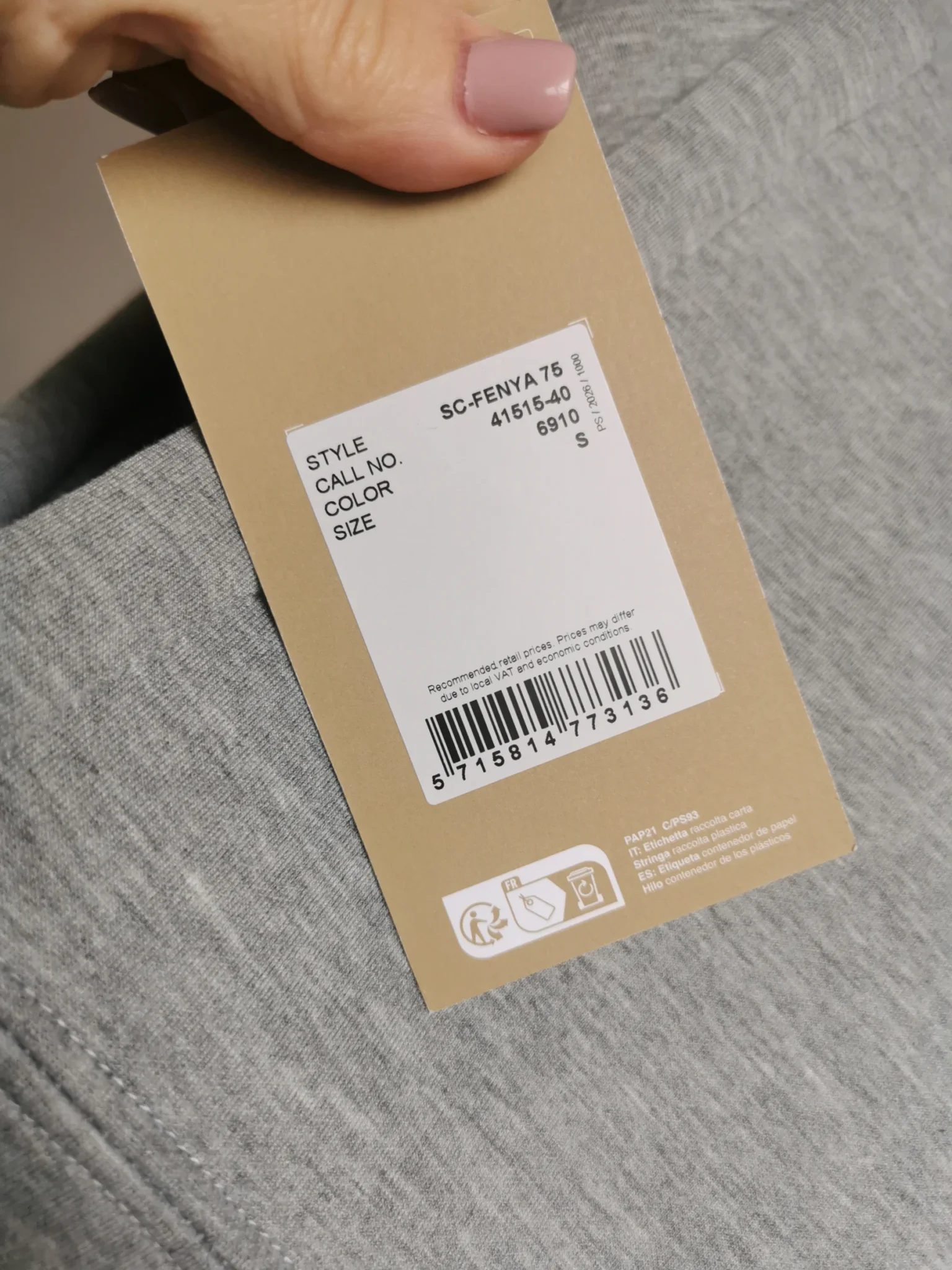 Image for Navy and grey coat