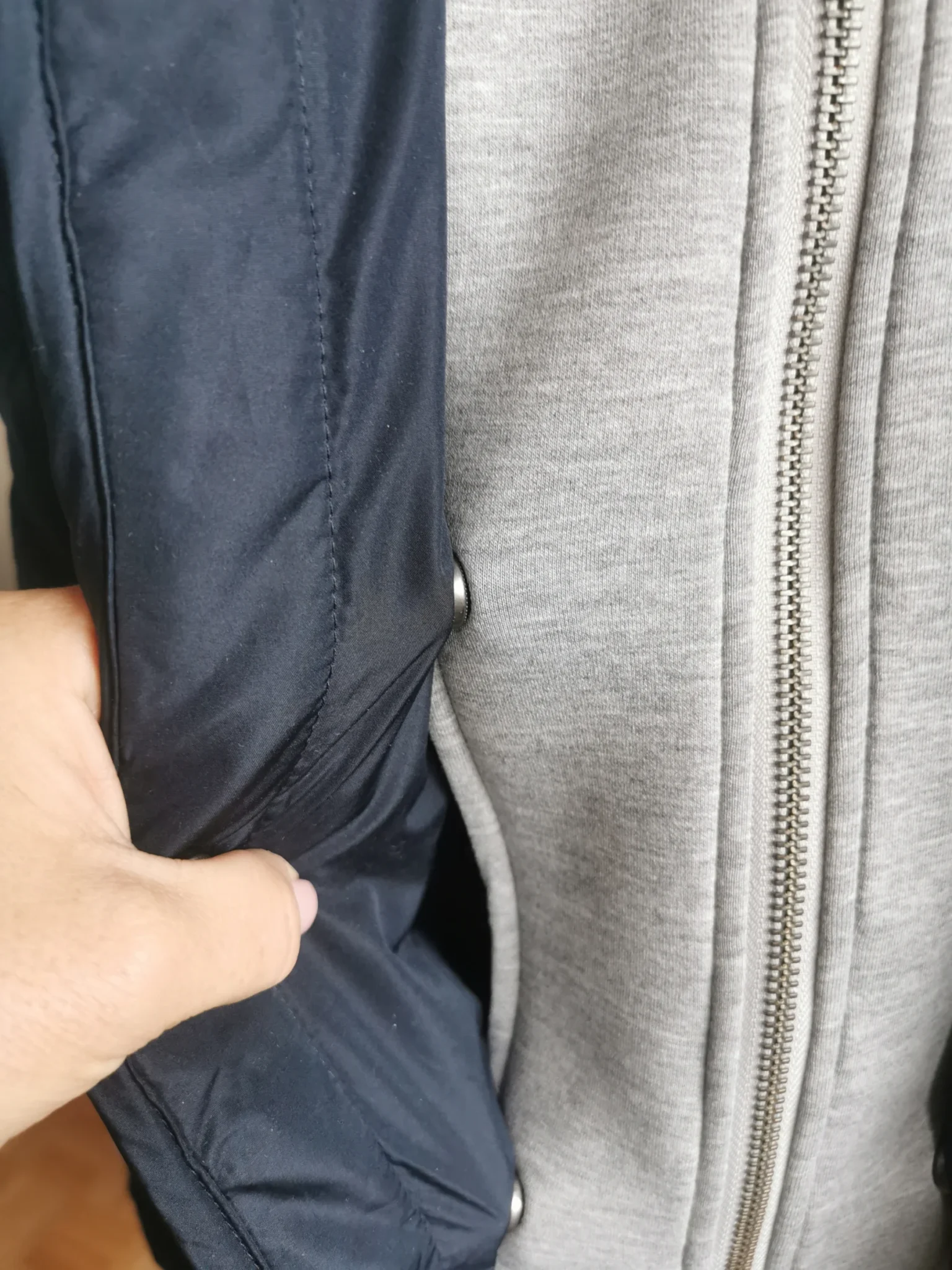 Image for Navy and grey coat