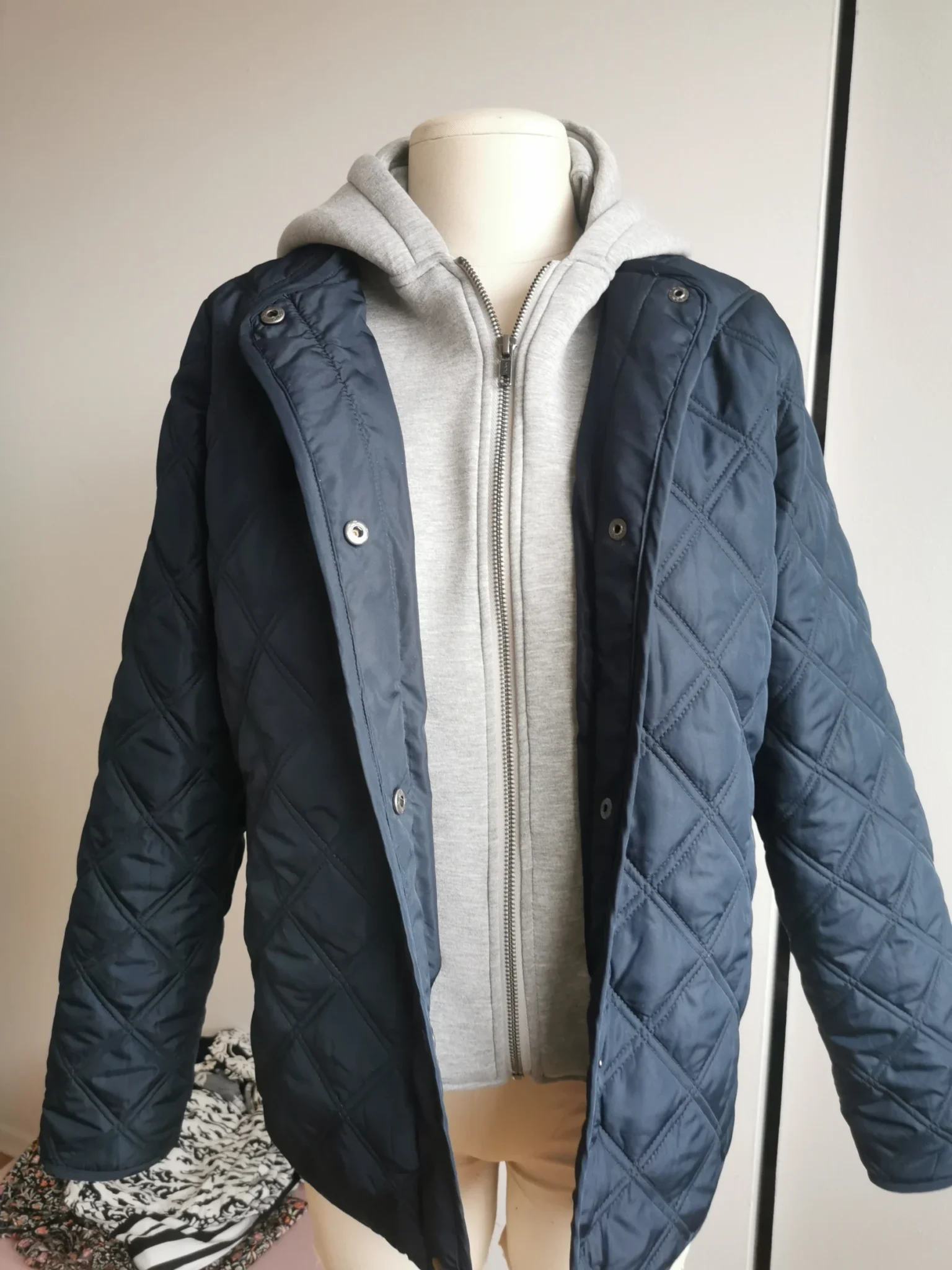 Image for Navy and grey coat