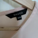 Thumbnail for Blouse rose pâle RW and Co taille XS