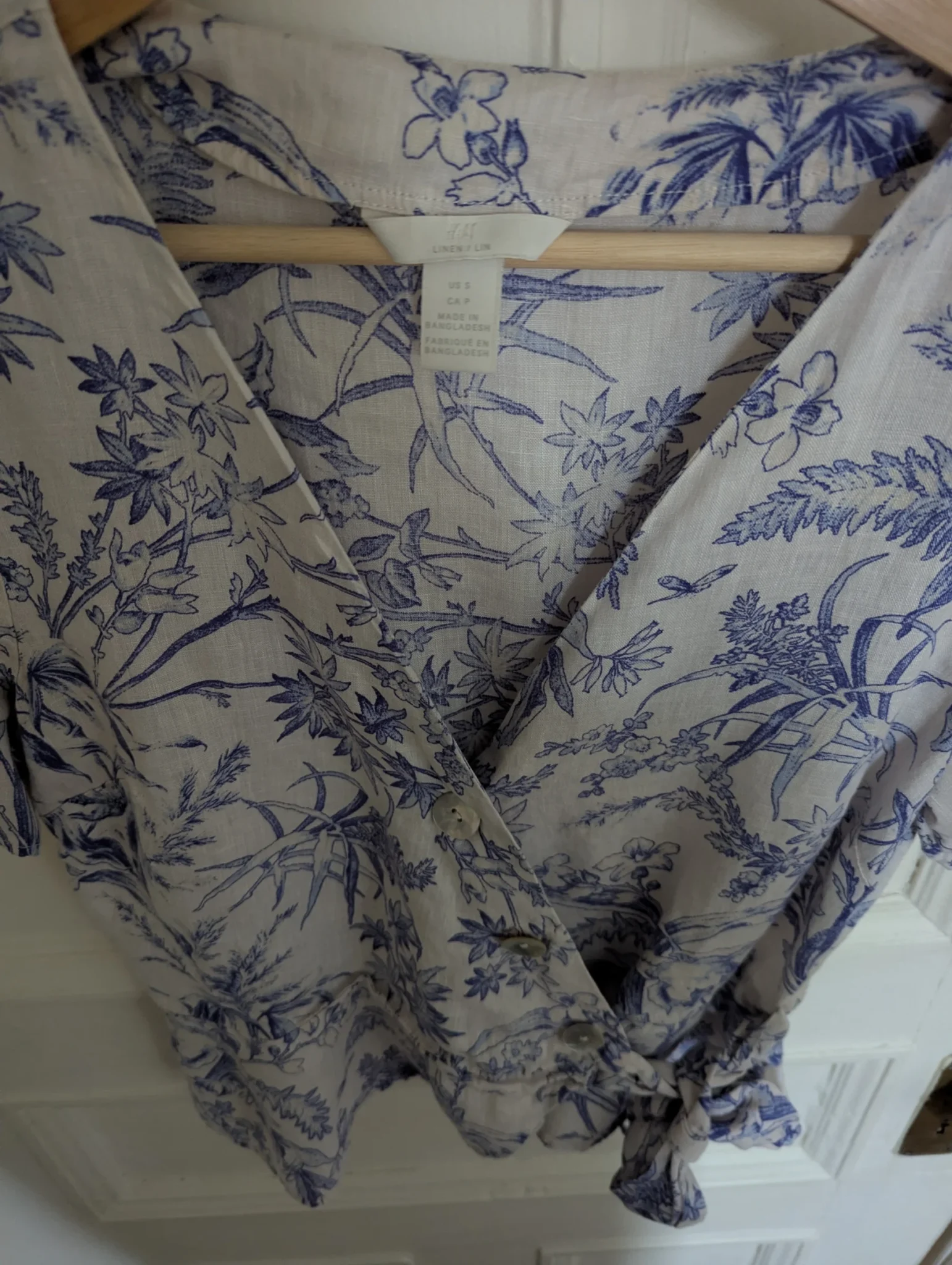 Image for Blouse cache coeur H&M taille S