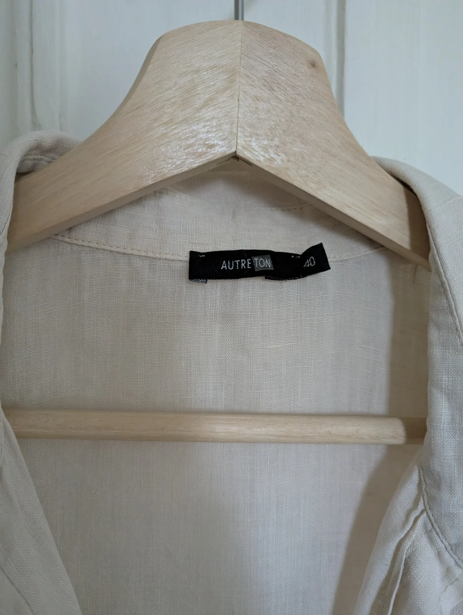 Image for Blouse sans manche en lin. Taille 40.